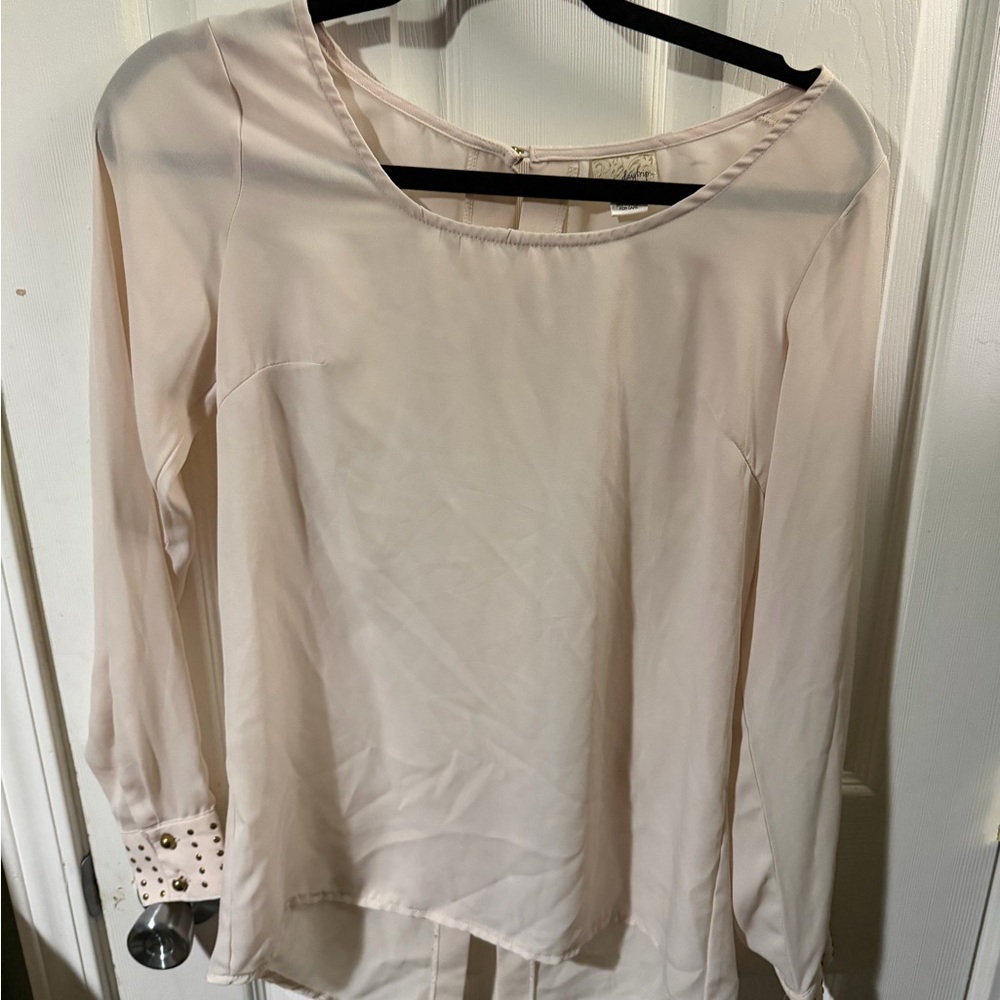 ❣️❄️Daytrip Blush Pink Long Sleeve Blouse